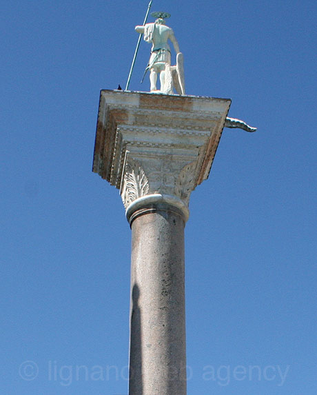 San marco square monument in venice