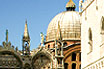 Basilica Di San Marco Venezia Vista Parziale